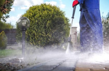 Power or pressure washing can clean your driveway, decks and other exterior features. (Dreamstime/TNS)